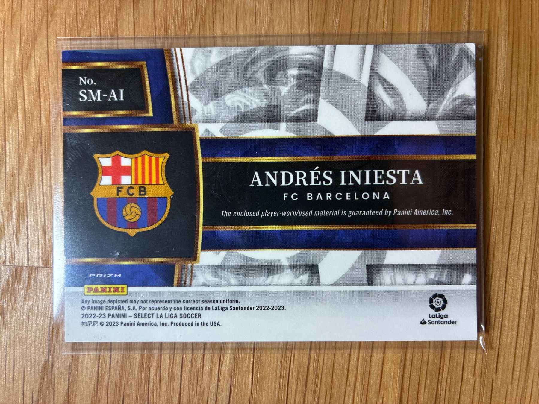 Topps Carte collezionabili: Panini Select Andres Iniesta Barcelona Patch – Usato da Wangenried venduto da Garagara 1
