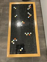 Tisch Mosaik Holzgestell 70er Jahre Retro Vintage 
50