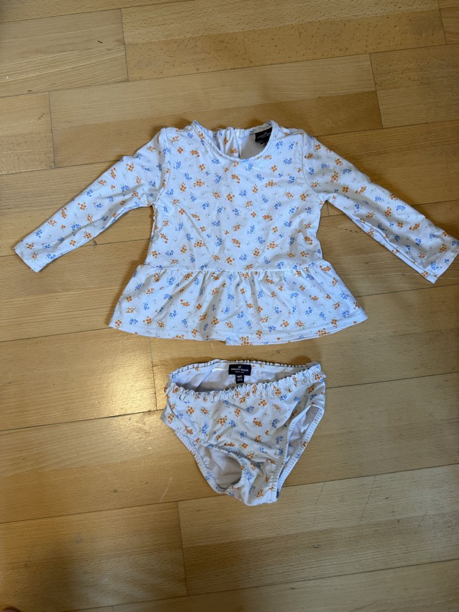 Costumi da bagno: Maillot de bain fleuri Sergeant Major - 18 mois – Usato da Zürich venduto da mimi2013