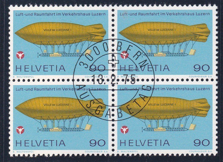 Alle Briefmarken: ET 4er Block Werbemarken 1975 – Neu (gemäss Beschreibung) aus Schliern b. Köniz von joni20 1