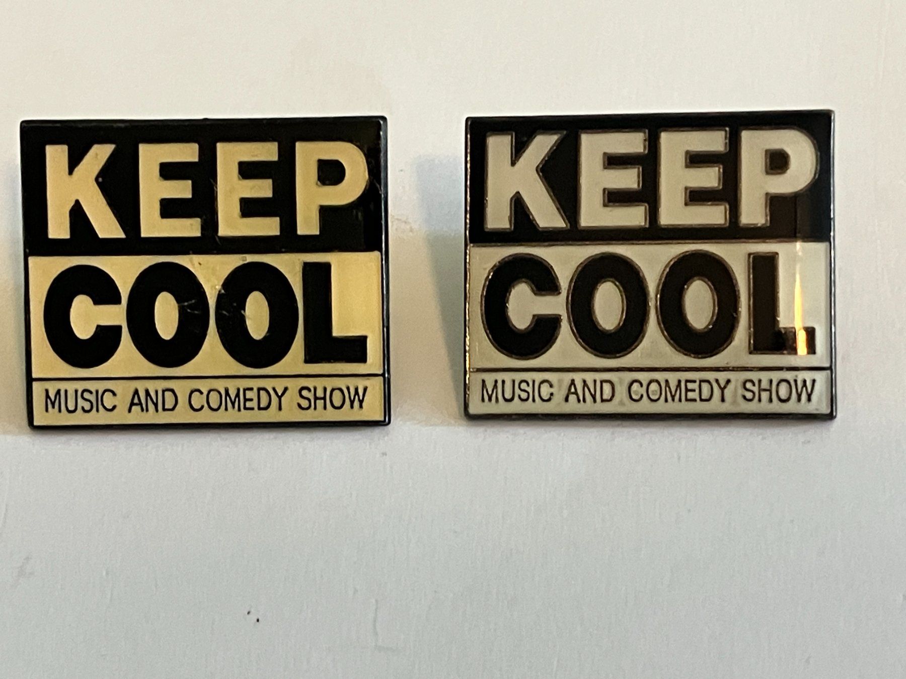 Plaketten & Abzeichen: 2 Pin Keep Cool Music and Comedy Show – Gebraucht aus Basel von djwwpp