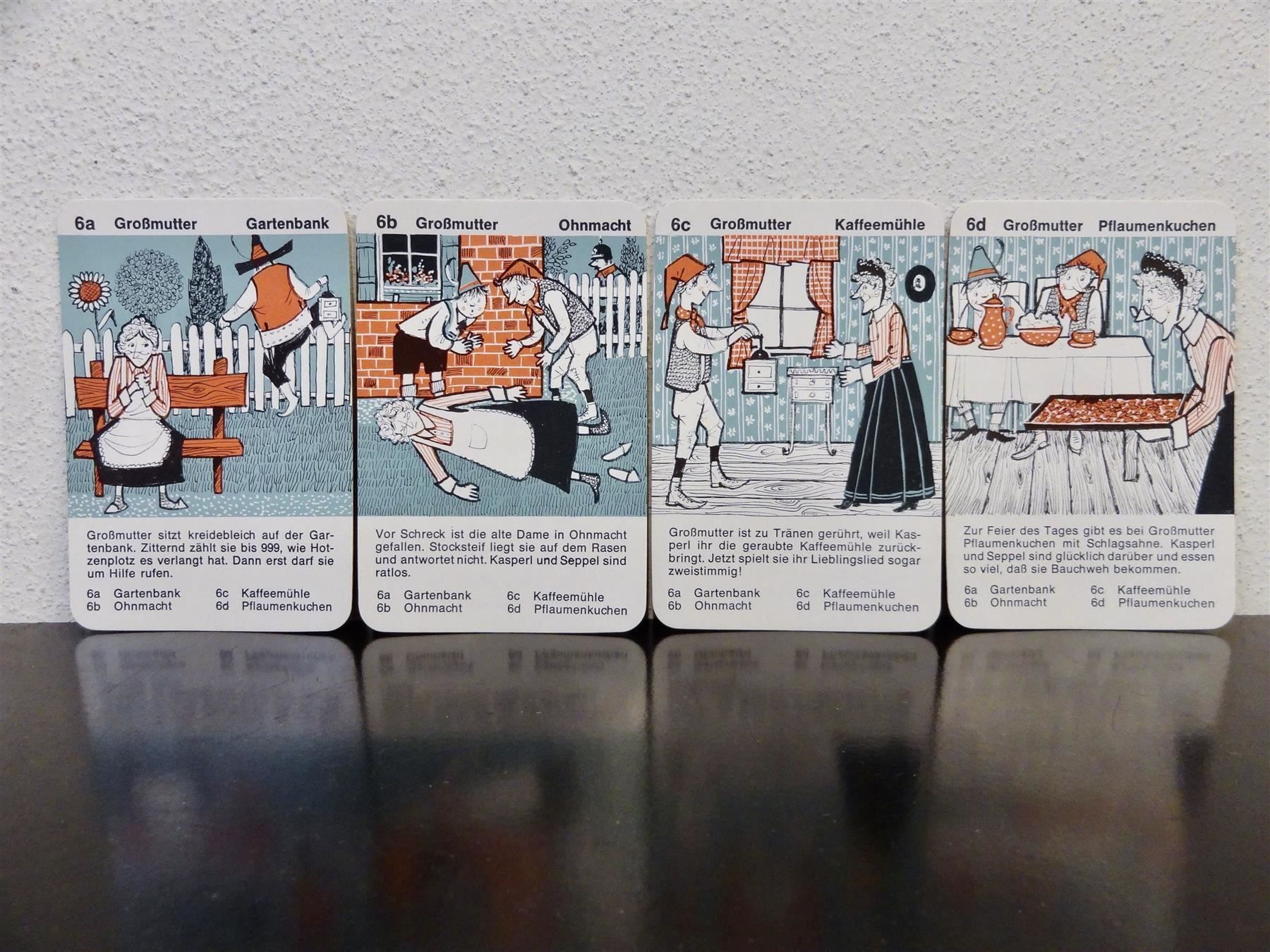 Spiele: altes Quartett RÄUBER HOTZENPLOTZ 1962 – Gebraucht aus Kerzers von wisaundso 8