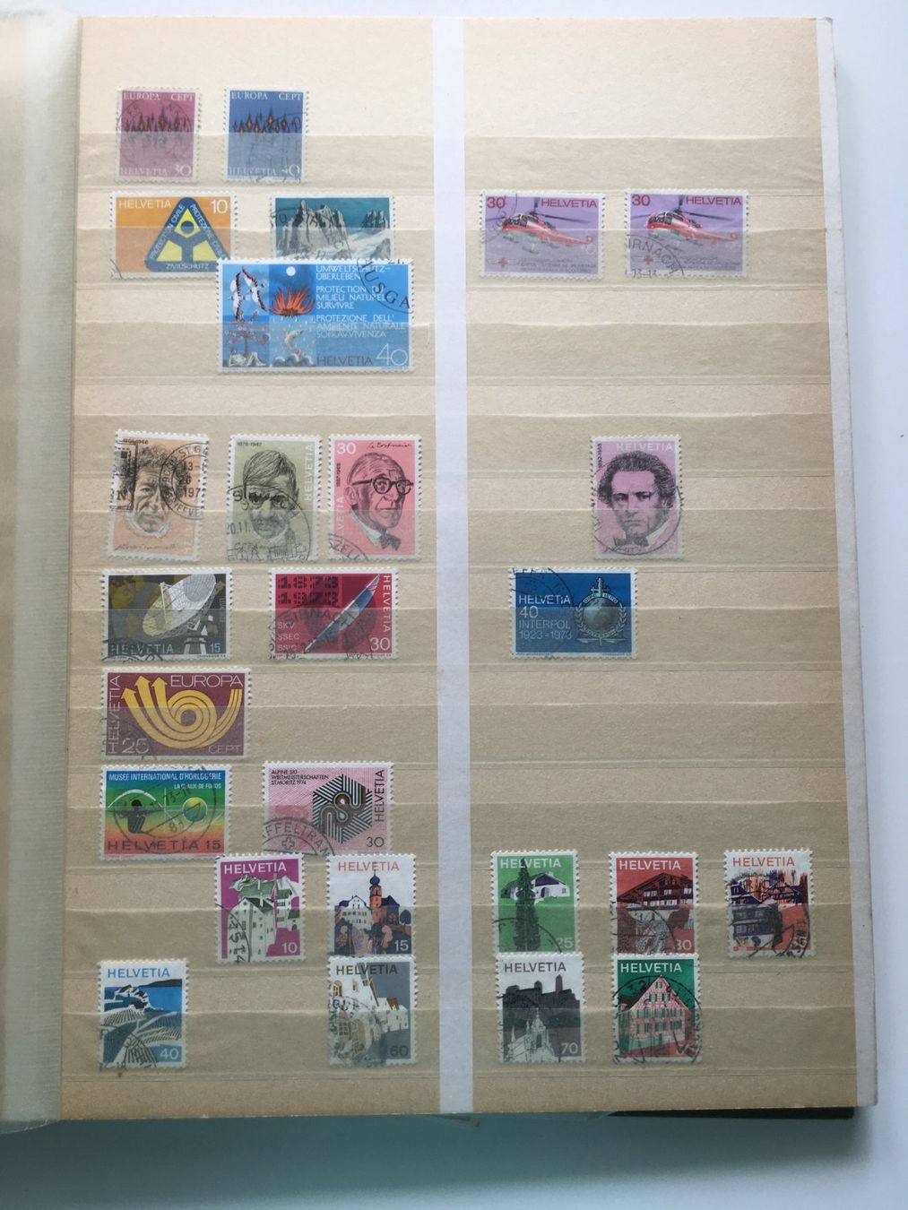 Alben: Briefmarken Sammlung Schweiz – Gebraucht aus Thal von cs60 6
