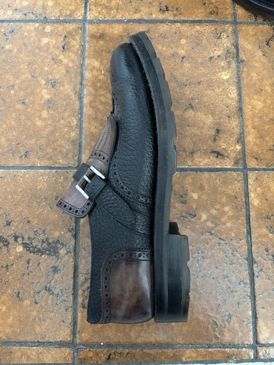 Santoni Chaussures hommes: Santoni Leder Monkstrap Schuhe – Neuf (Voir description) à Zürich par Eduardo_Cav 1
