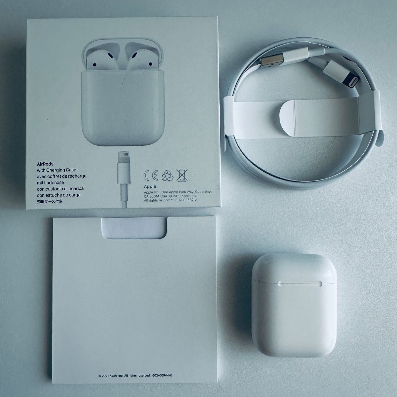 Apple Cuffie: Original Apple AirPods 2 Kopfhörer Wireless Lightning Kabel – Usato da Basel venduto da MY.AIRPODS.SHOP 1