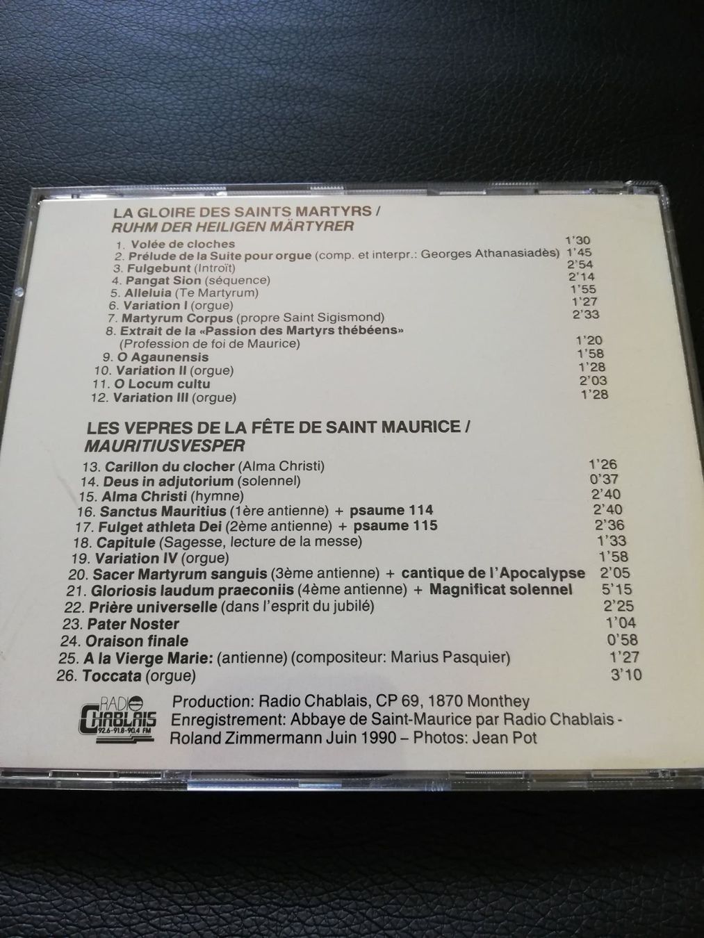 CD: Pages Chablaisiennes – Usato da Bionnens venduto da Meg011 1