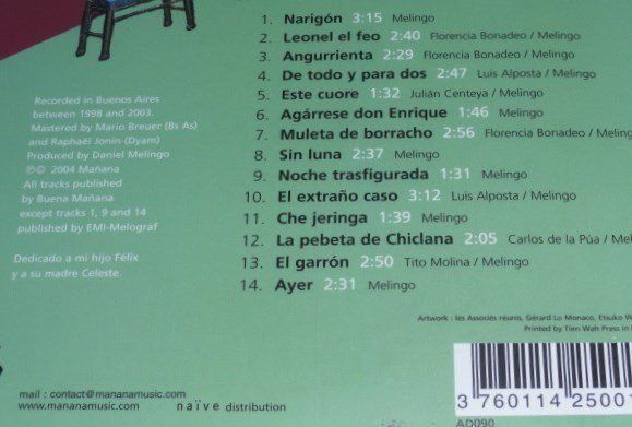 CDs: collection 3CD's - Melingo, Càceres, Gardel – Gebraucht aus Unterbäch VS von diquq 2