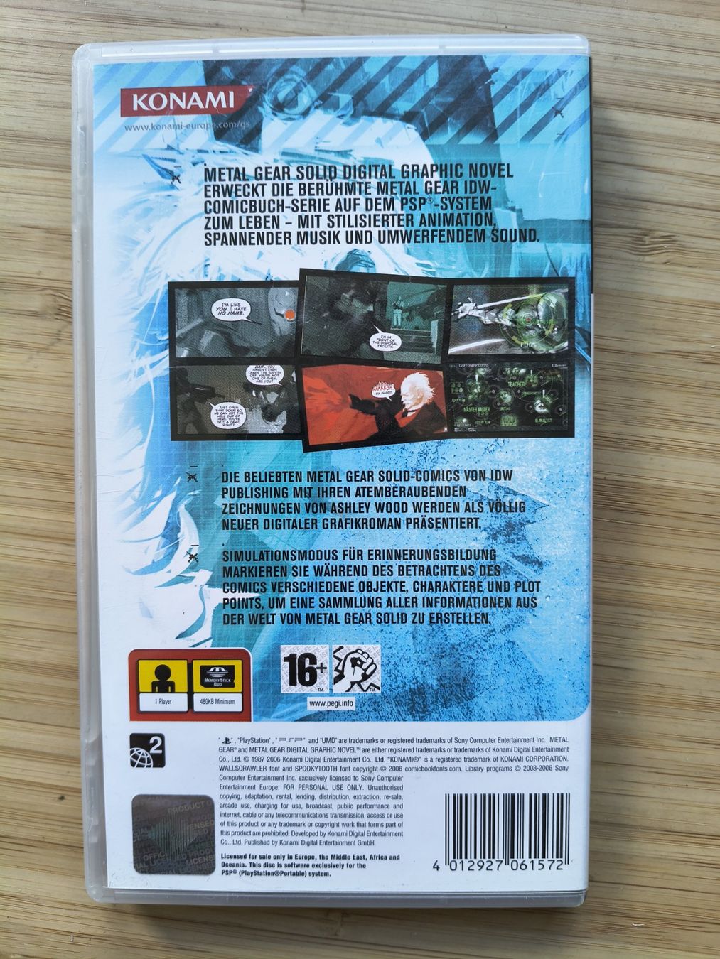 Giochi: Metal Gear Solid: Digital Graphic Novel (PSP) – Usato da Riedholz venduto da ste_96cd 1