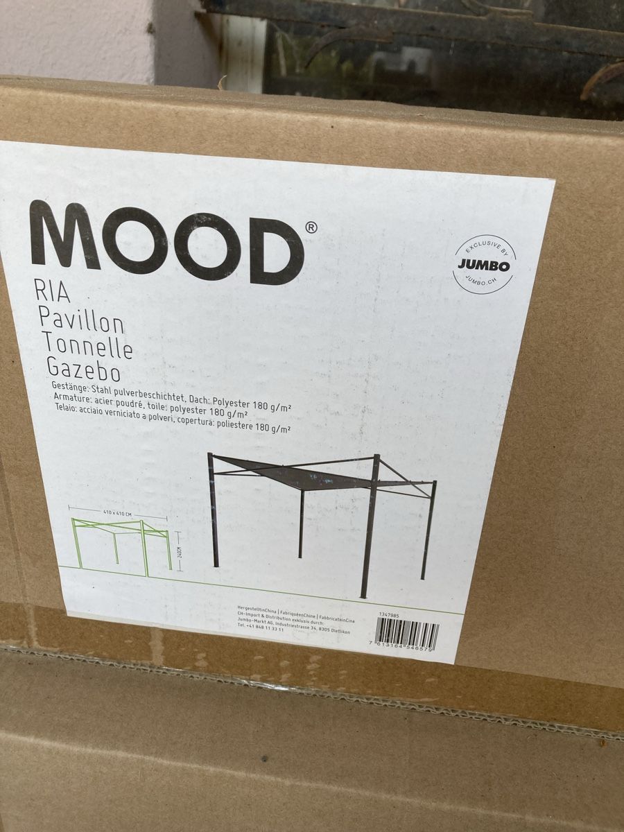 Tutte le decorazioni: MOOD Pavillon RIA, 410x410cm – Nuovo e nell'imballaggio originale da Gals venduto da Chrisi-76