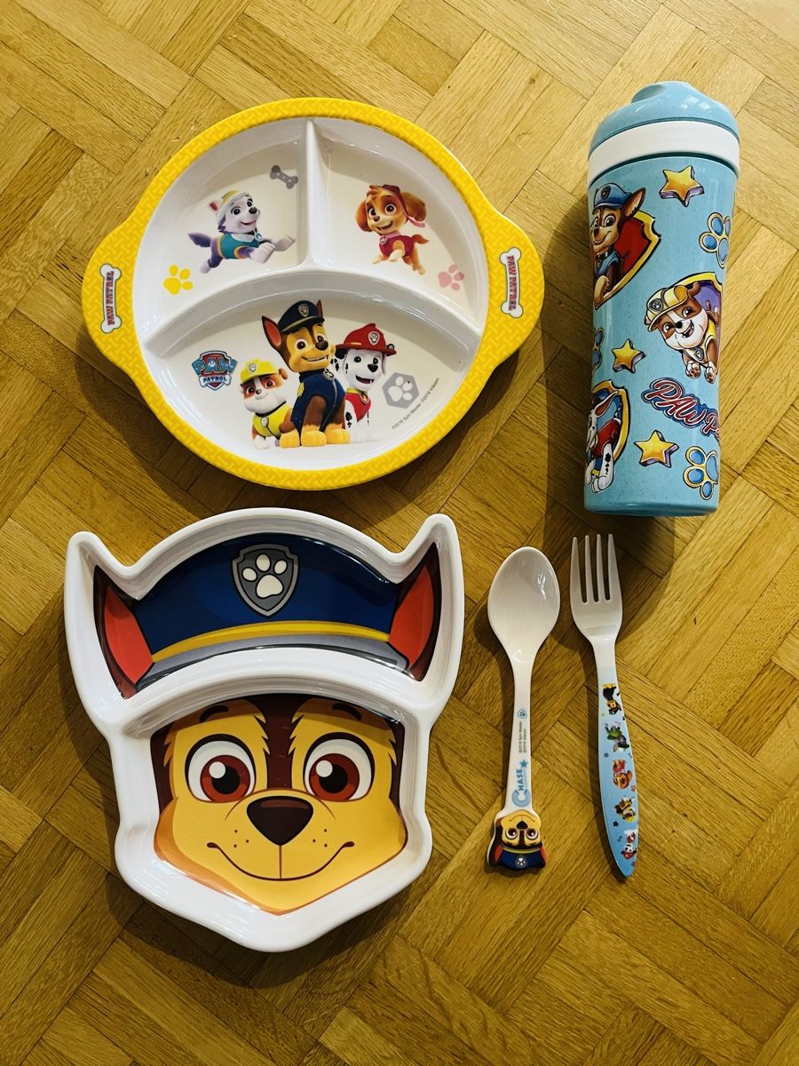Geschirrsets: Paw Patrol Kinder Teller & Besteck Set – Neu (gemäss Beschreibung) aus Frauenfeld von Repsol_Vani