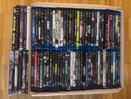 GROSSE BLURAY SAMMLUNG DIVERSE GENRE -66 BD-  (PLUS 10 DVDs)