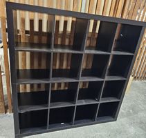 Ikea Kallax Regal schwarz 4x4 gebraucht