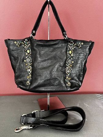 Campomaggi Shopper Leder schwarz