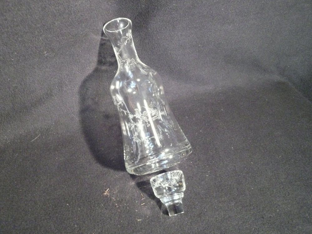 Carafes: Schön ziselierte Dekantier-Weinflasche – D'occasion à Grellingen par Antik-Kontor101 3