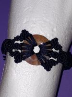Makramee Armband mit Pi Stein