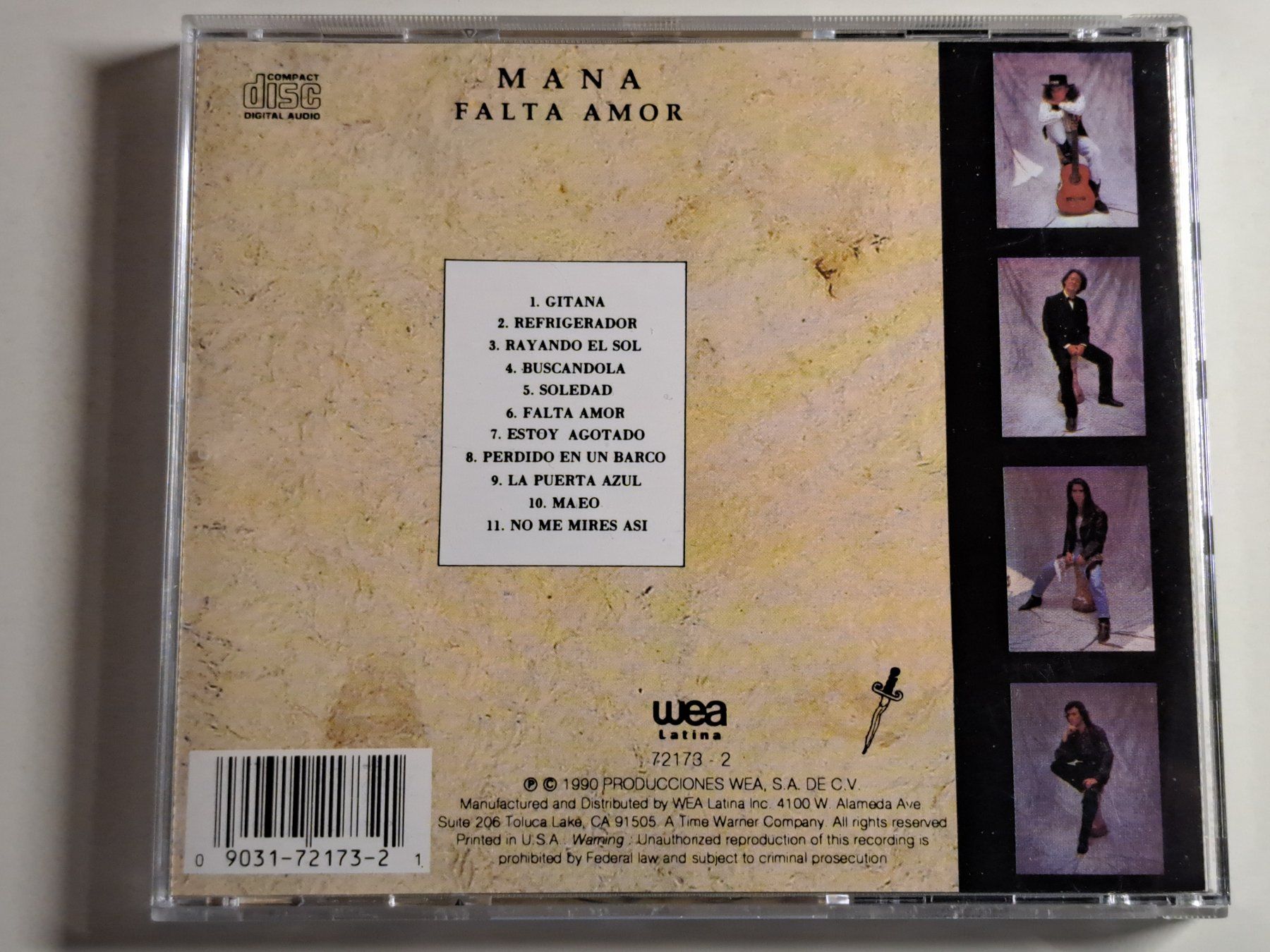 CD: MANA - Falta Amor – Usato da Wichtrach venduto da LuckyLuke69 1