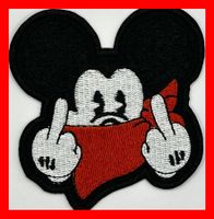 Mickey Micky Mouse Maus Aufnäher Badge Patch Comic LTB Flick