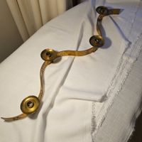 Antiker Advents Kerzenständer Bronze