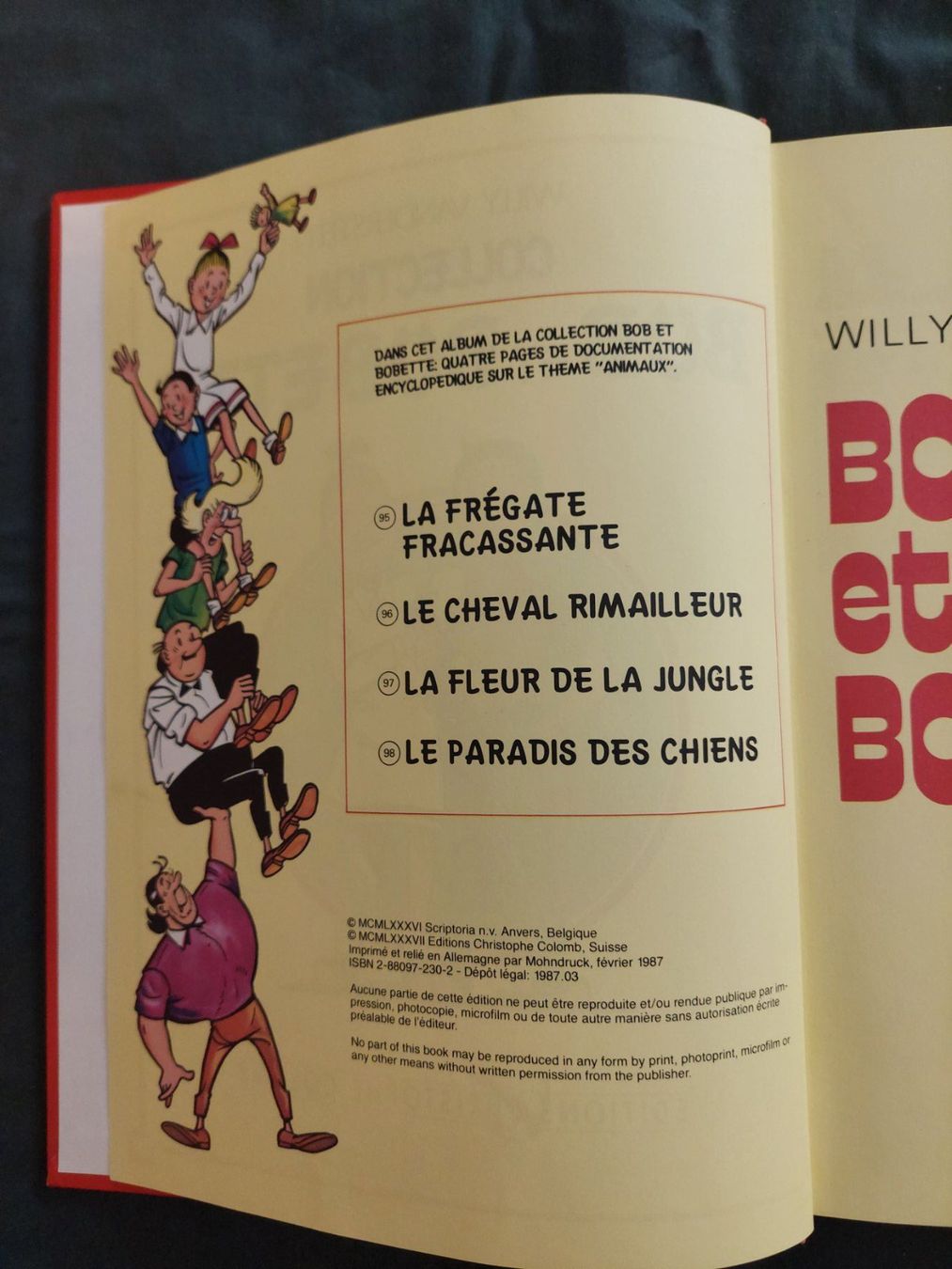 Fumetti: Bob et Bobette Intégrale T. 8 EO 1987 TBE – Usato da Genève venduto da Blu_BD 2