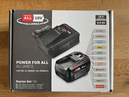 Bosch Starter Set 18V 4.0Ah Akku + Ladegerät