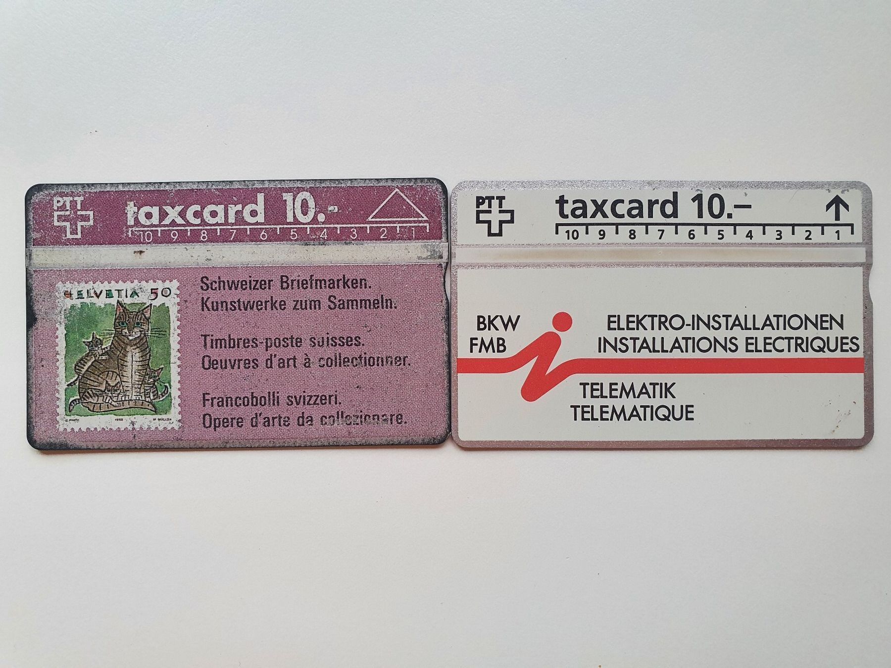 Swisscom Schede telefoniche: Set mit 6 Taxcards Swisscom BKW ISP AG – Usato da Biberist venduto da stang4eva 3
