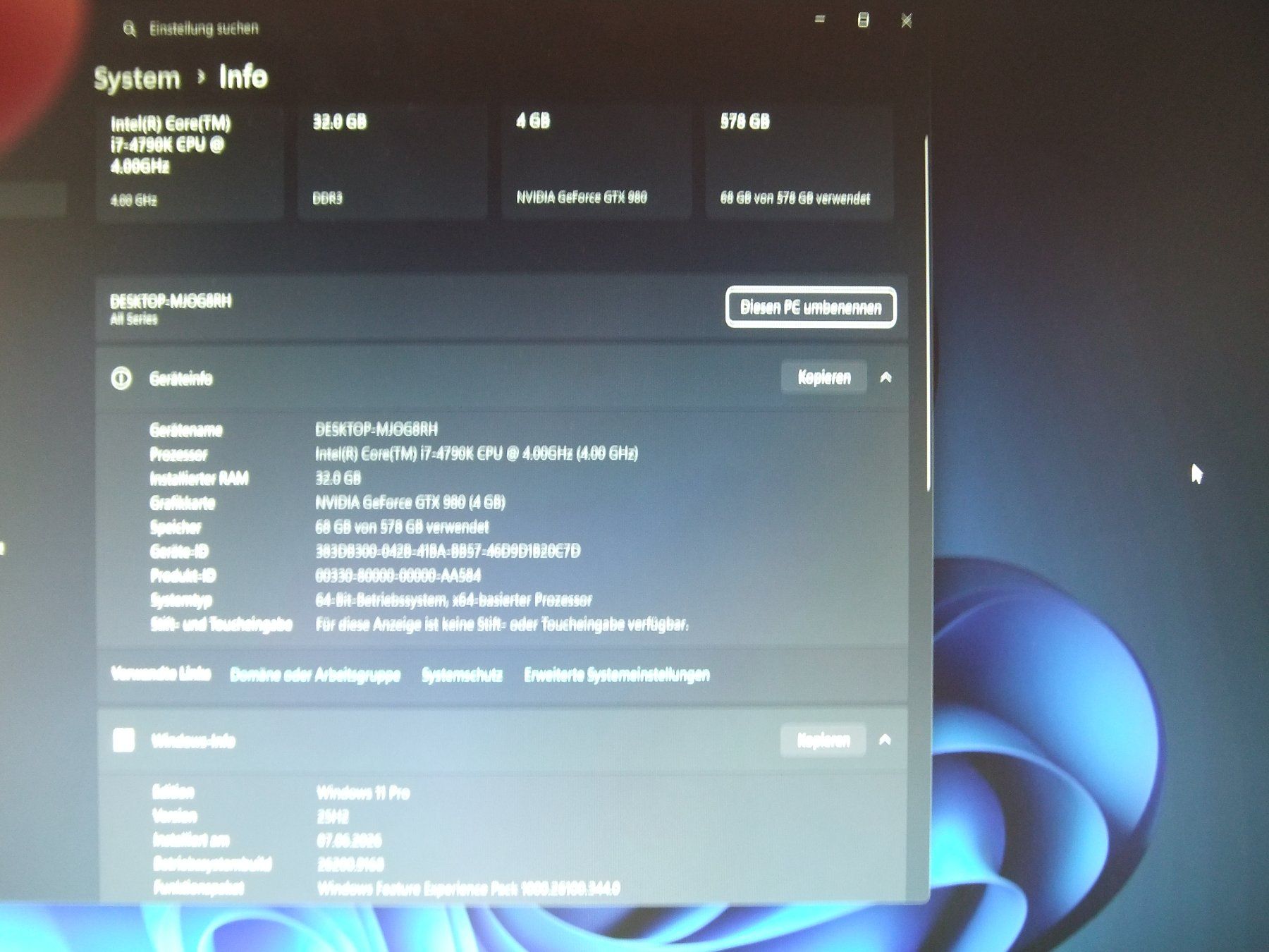 Asus PC: Einsteiger OC-Gaming PC i7-4790k Win11 – Usato da Bretzwil venduto da king-richard01 6