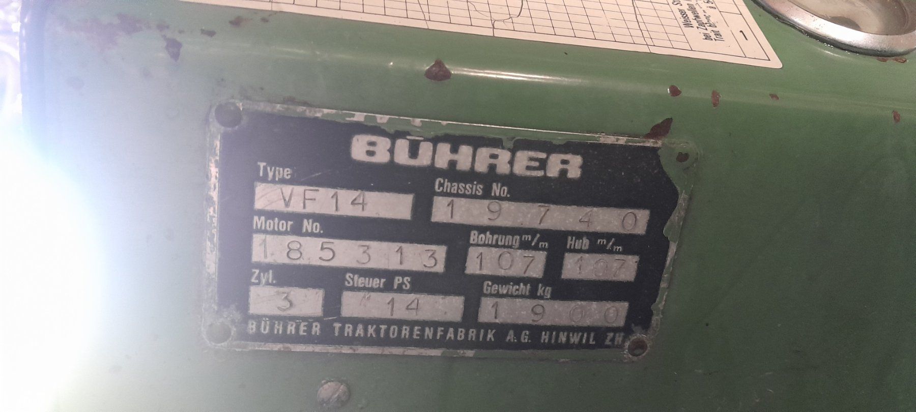 Bührer Traktoren: Traktor Bührer VF14 guter Zustand – Gebraucht aus Gurbrü von tho_yz99 4