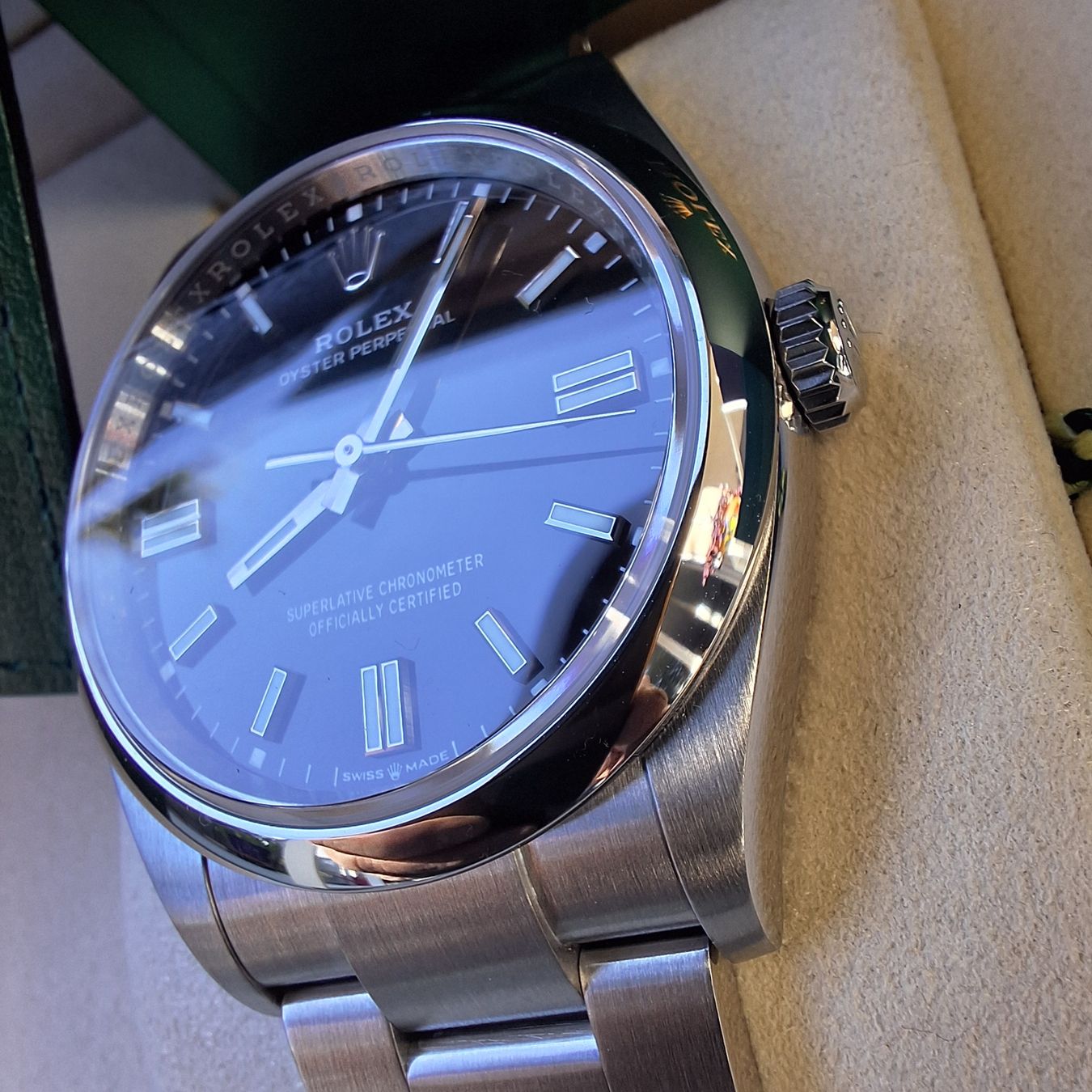 Rolex Orologi: Rolex Oyster Perpetual 36mm Black – Nuovo e nell'imballaggio originale da Burgdorf venduto da Max681 2