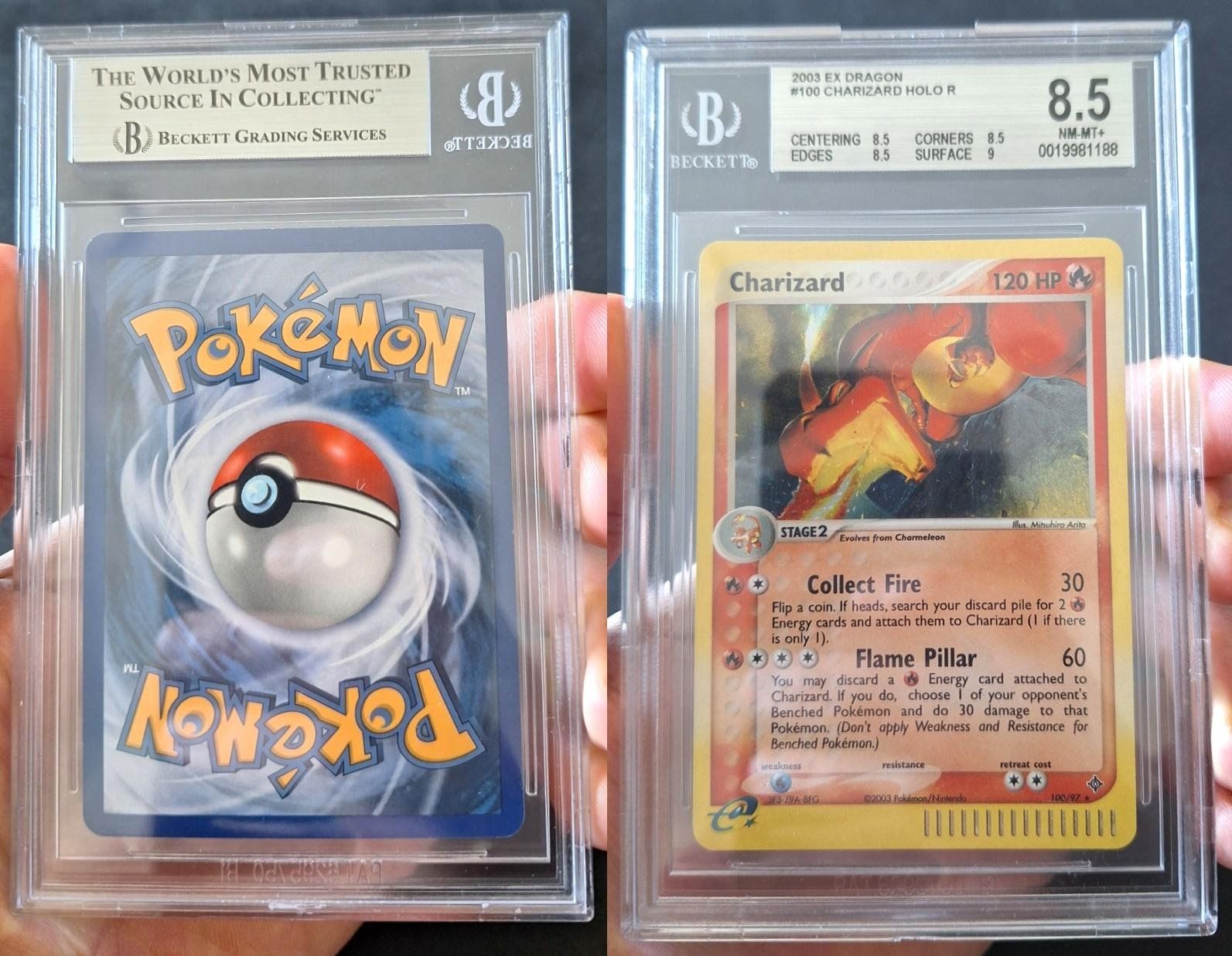Pokémon Carte collezionabili: Charizard #100 Pokemon Dragon | BGS 8.5 – Usato da Sugiez venduto da eLCangri90