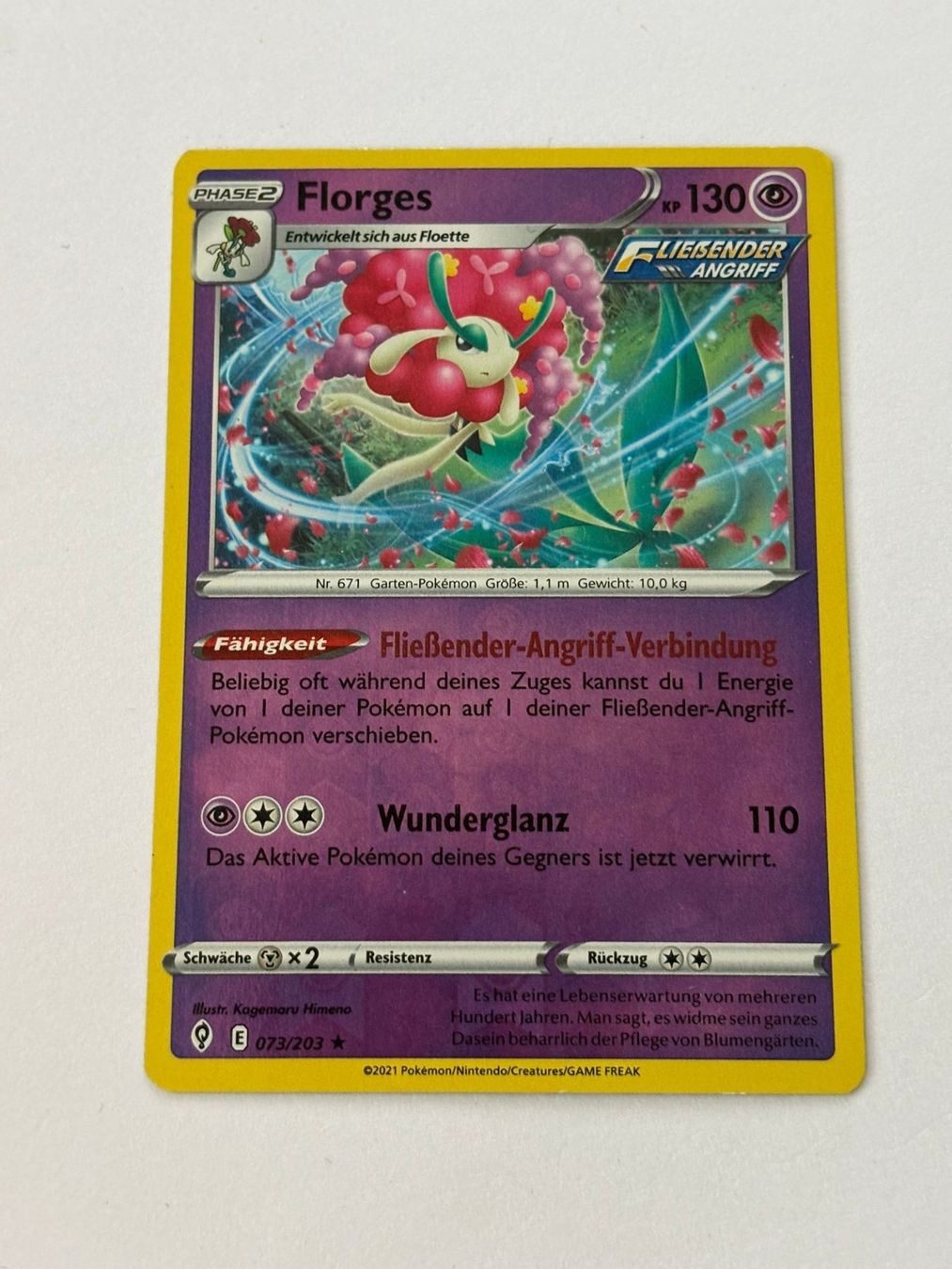 Pokémon Carte collezionabili: Florges 073/203 – Usato da Herisau venduto da Seyashop_2