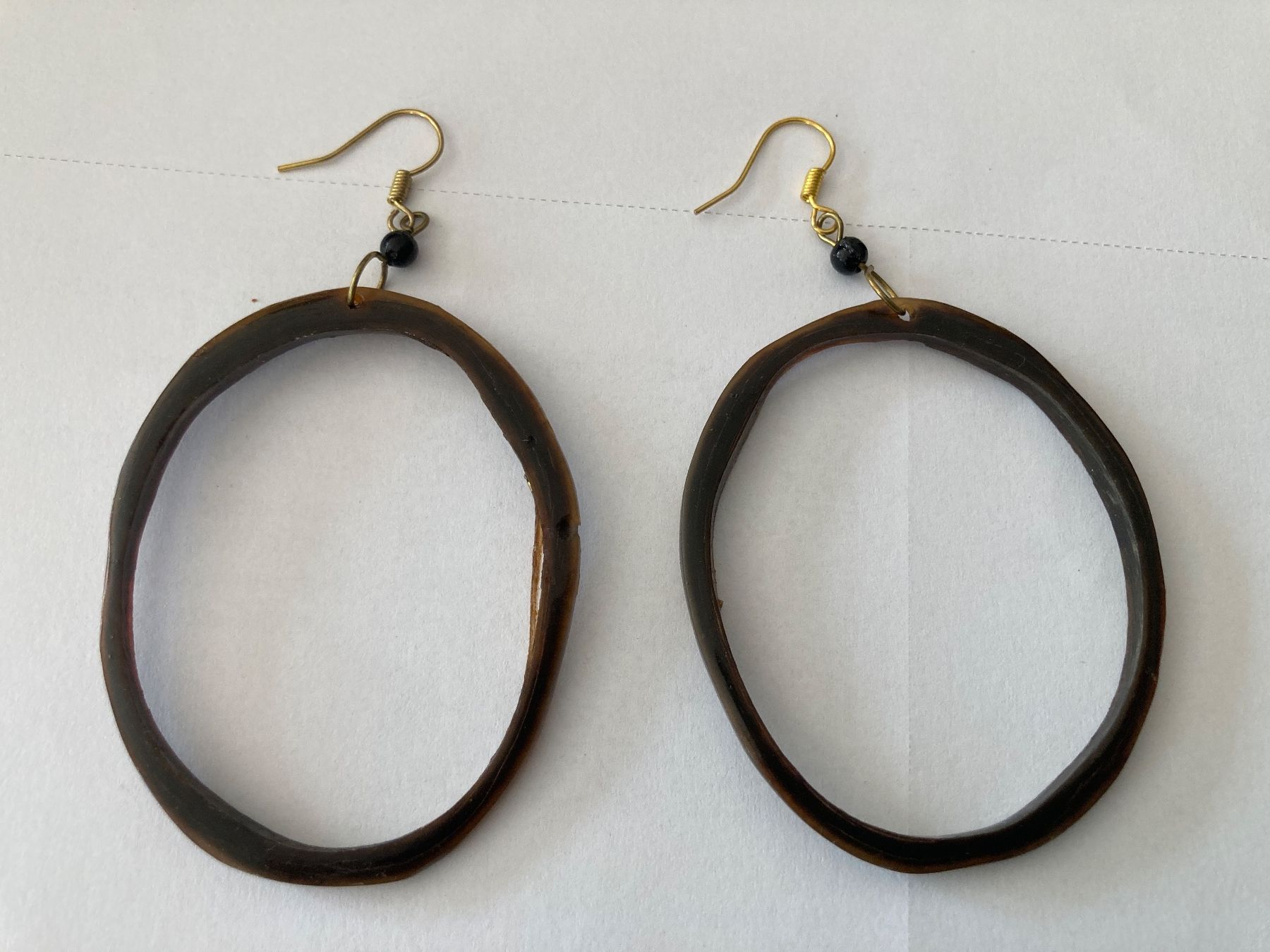 Ohrringe & -stecker: Ohrringe aus Horn, Handgemacht – Neu (gemäss Beschreibung) aus Gelterkinden von froggy80