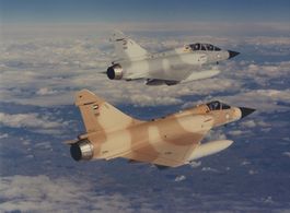 Pressefoto Dassault Mirage 2000 EAD/DAD auf Kodak Fotopapier