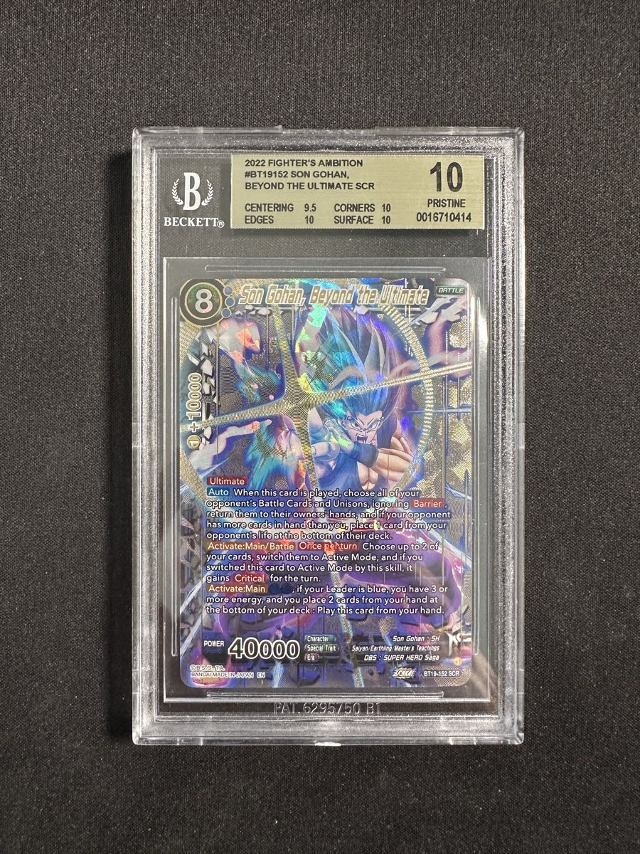 Bandai Carte collezionabili: Son Gohan, Beyond the Ultimate BGS-10 SCR – Nuovo (secondo la descrizione) da Erlinsbach SO venduto da Cardwerk