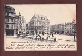 GENEVE - Place Bel-Air - 1902