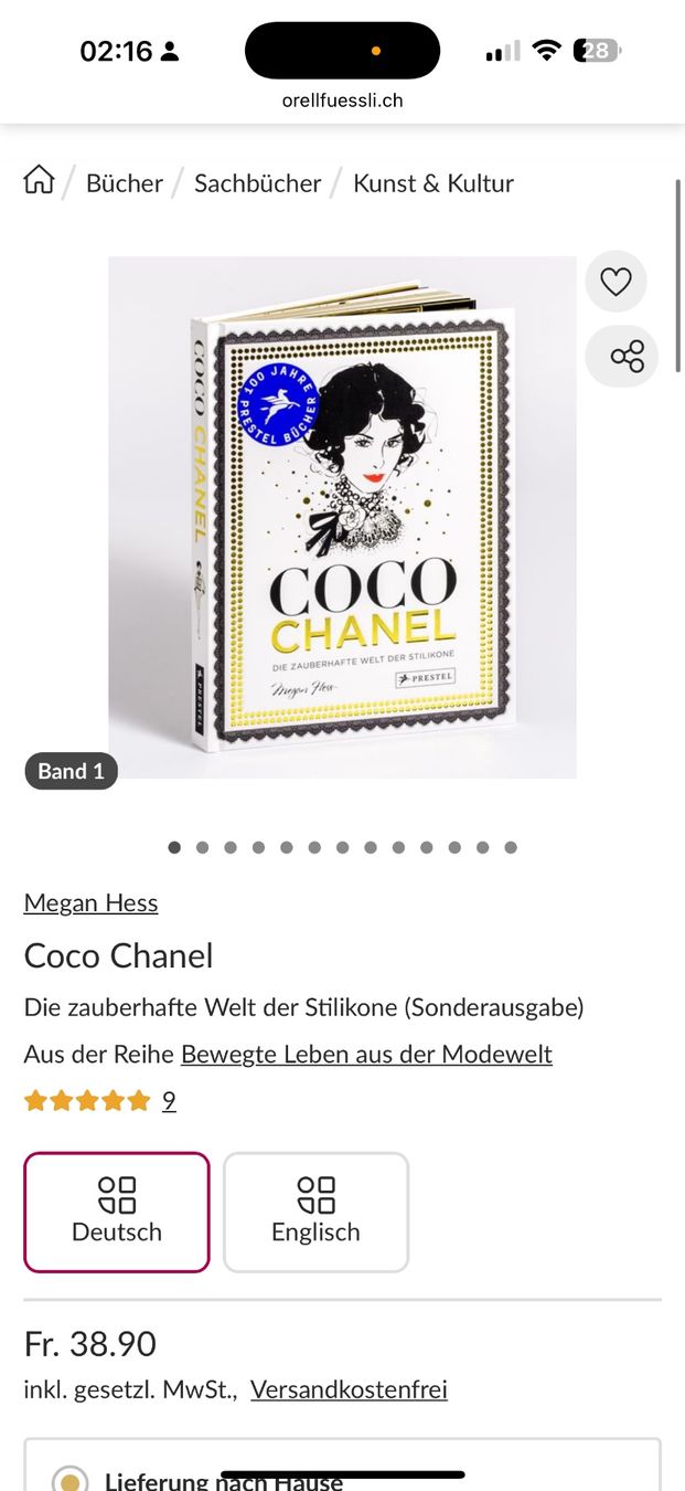 Libri: 2 Coco Chanel Bücher / Bildbände  stilvolle Deko – Nuovo (secondo la descrizione) da Winterthur venduto da fij_f65r 3
