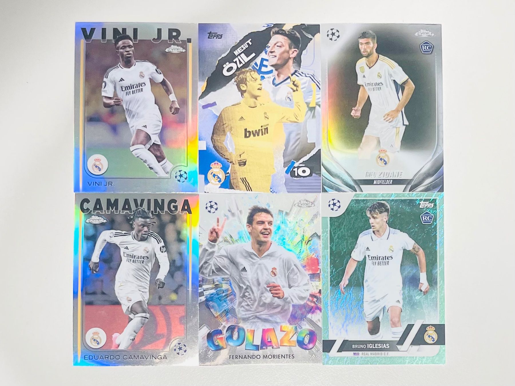 2024 Topps Real Madrid (Vinicius Özil Morientes Camavinga) (Gebraucht ...
