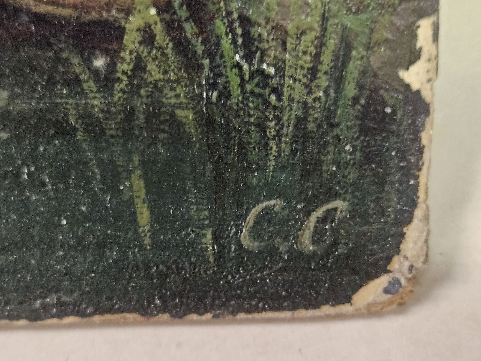 Gemälde: gemälde gastan g.c monogram? – Gebraucht aus Schwellbrunn von Omega-alpha 3