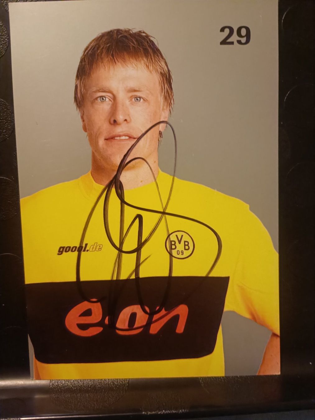 Autografi: Jan Derek Sörensen - BVB - Borussia Dortmund - Handsigniert – Usato da Menziken venduto da Artographs