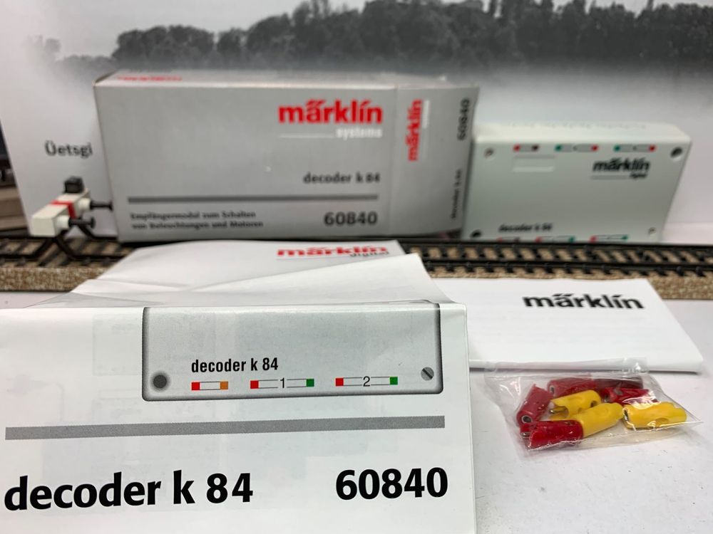 Décodeur Märklin 60840 K84 – Pour Train Miniature, Occasion Comme Neuf