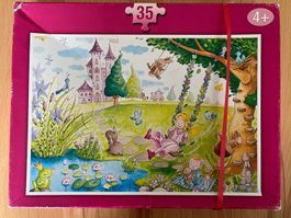 Kinder Puzzle 35 Teile *Motiv Prinzessin & Schloss