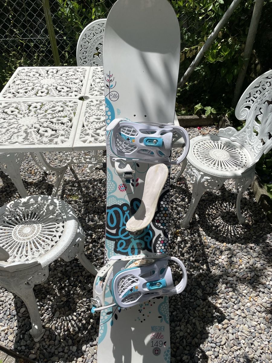 Board: Nidecker Elle 149cm mit Bindung guter Zustand – Usato da Luzern venduto da najoti 5