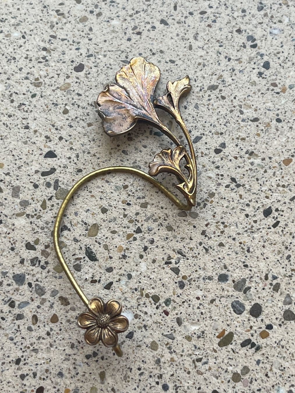 Orecchini pendenti & Orecchini a lobo: Ohrschmuck Gingko Blumen aus Bronze – Nuovo (secondo la descrizione) da Brütten venduto da Rod816 1