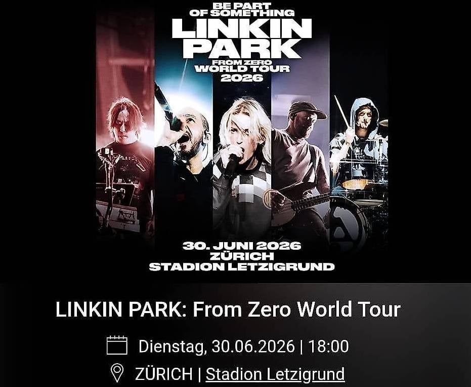 Biglietti: Linkin Park 2x Stehplatz vorne – Nuovo (secondo la descrizione) da Biglen venduto da nil_vz7y