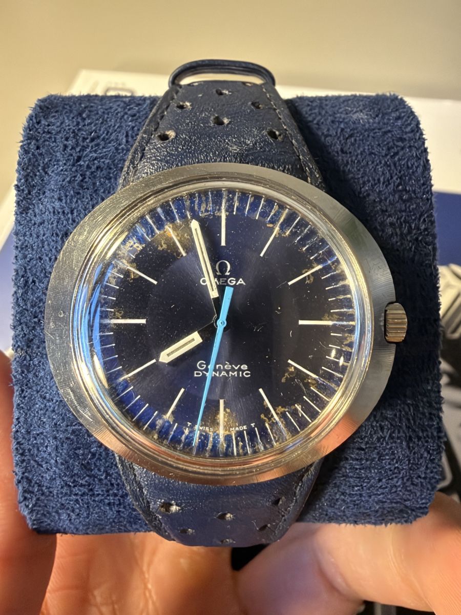 Omega Orologi: Omega Geneve Dynamic watch blue dial – Usato da St. Gallen venduto da Takuma_joye14 7