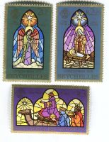 Briefmarken "Weihnachten". Seychellen