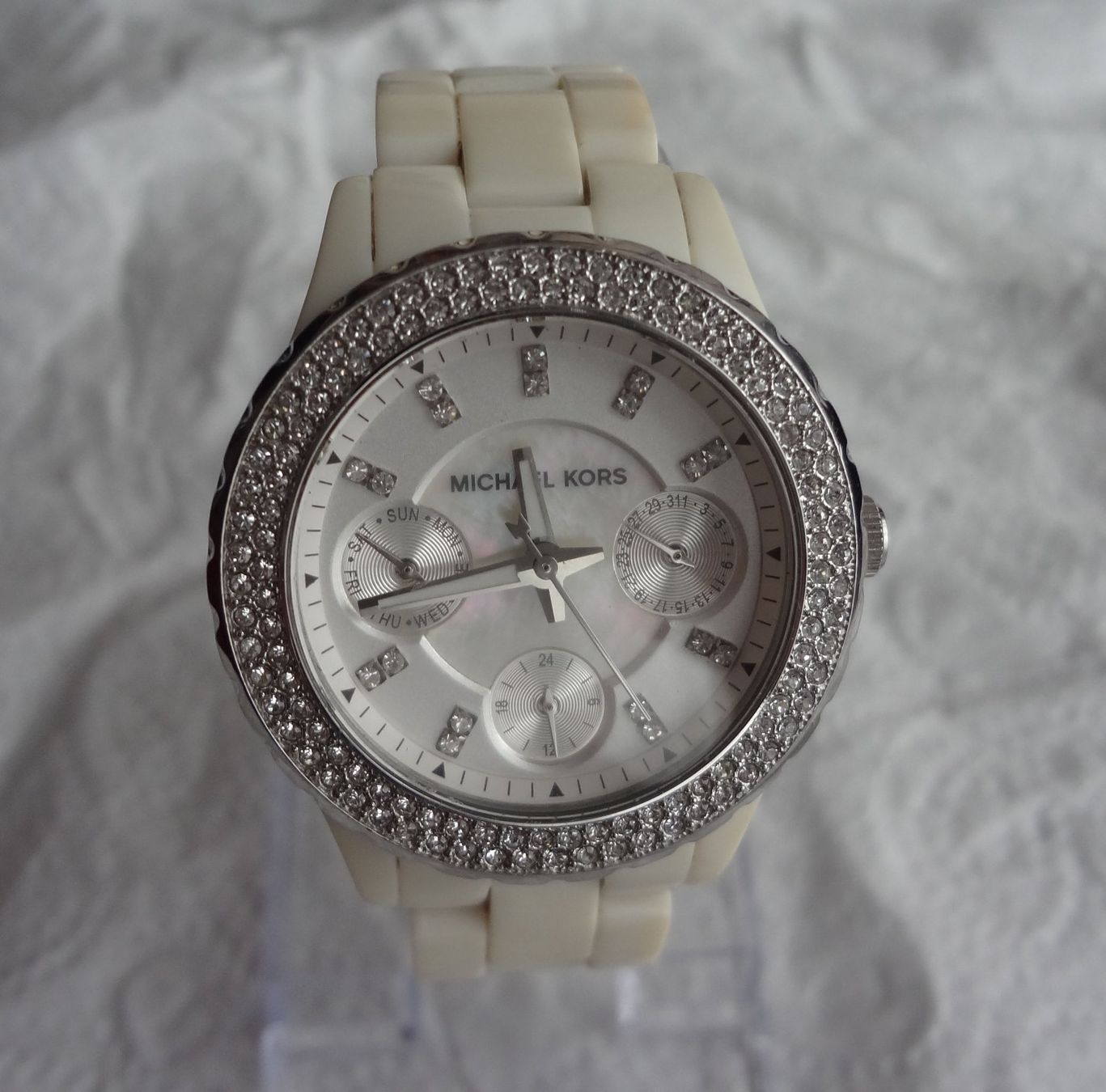 Michael Kors Orologi: Michael KorsMadison White/Plastic Ø40 mm – Usato da Thun venduto da trix1059 1
