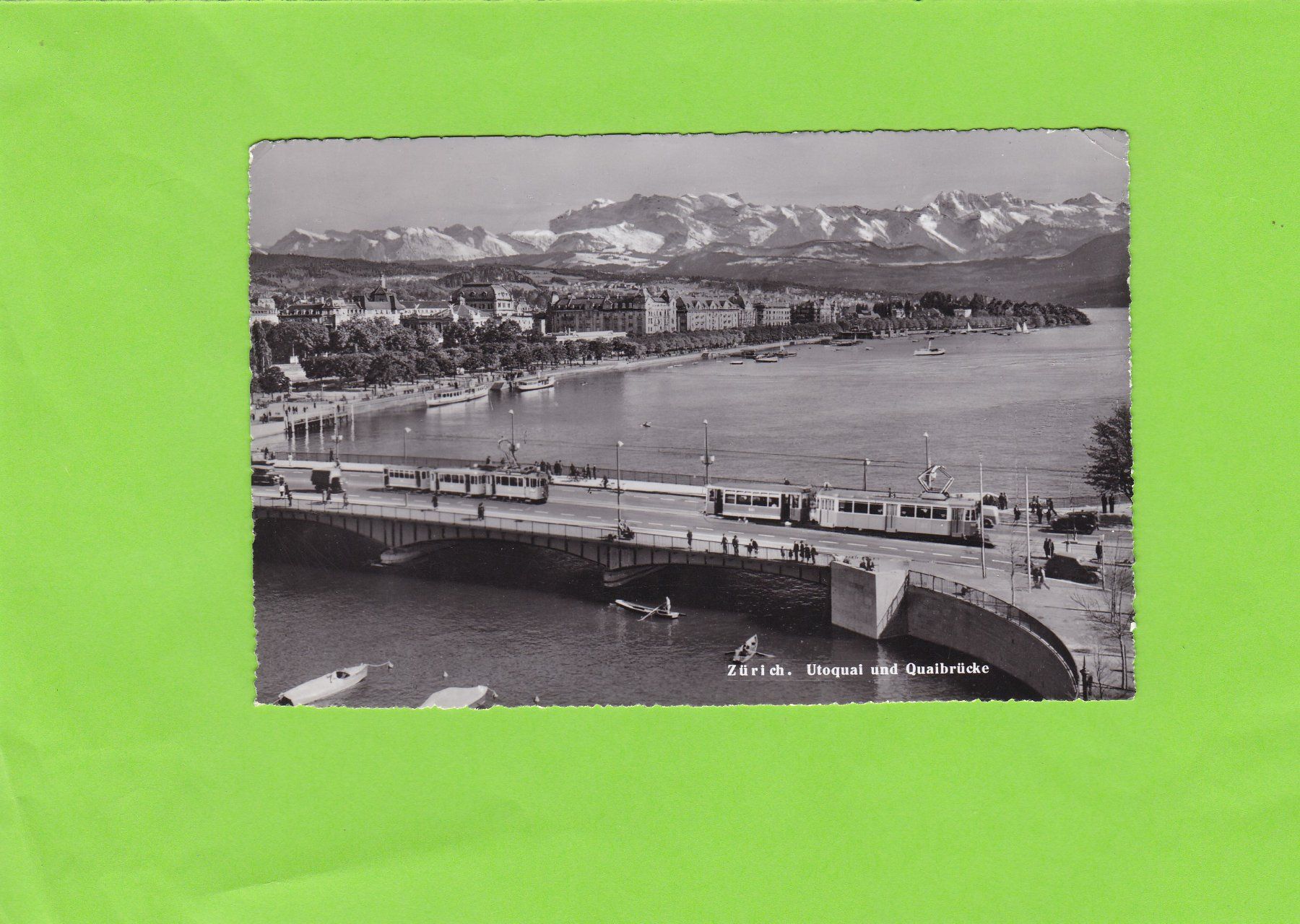 Cartoline postali: Zürich-Utoquai-Tram – Usato da St. Peterzell venduto da neckertal
