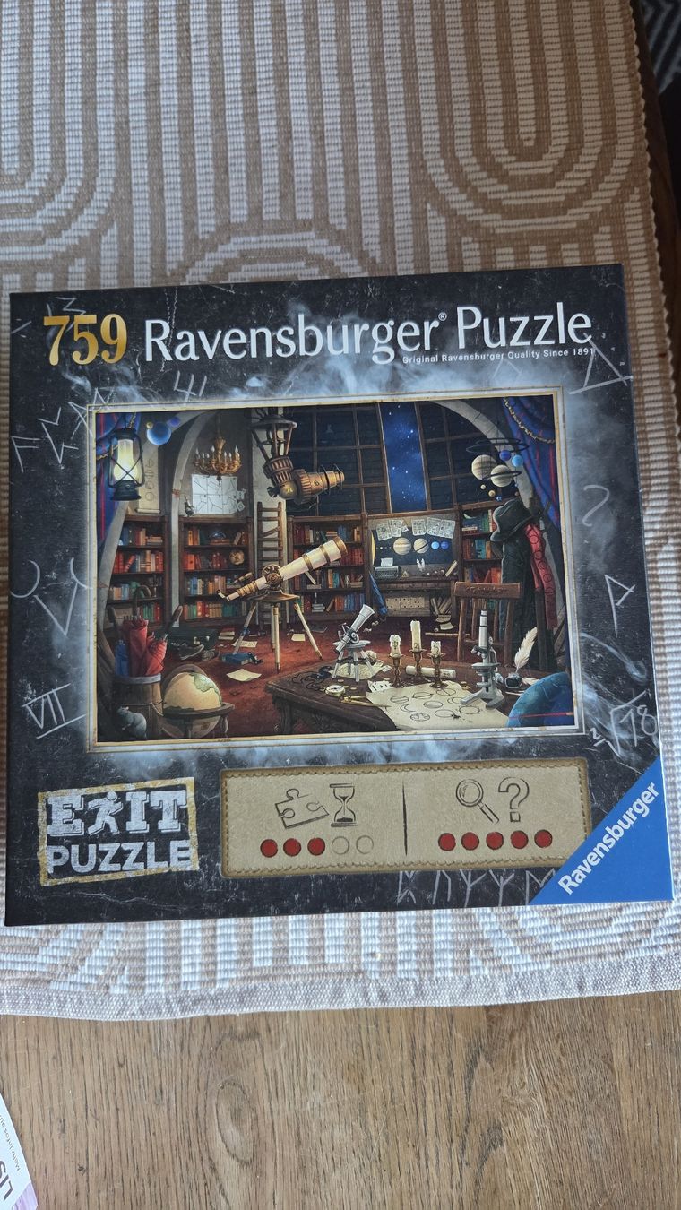 Ravensburger Puzzle: Ravensburger Exit Puzzle - Das Observatorium, 759 Teile – Usato da Bösingen venduto da Soene91
