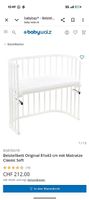 Babybay Beistellbett Boxspring weiss mit Matratze