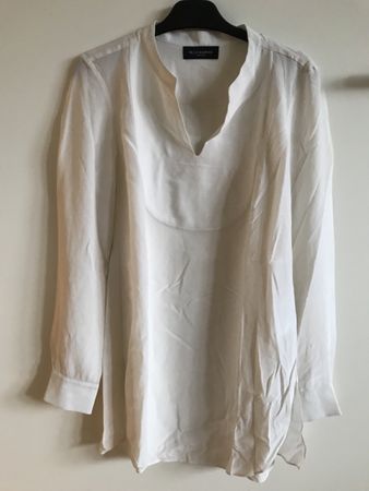 Chemisier Piazza Sempione, 100% Soie Blanc, taille 40